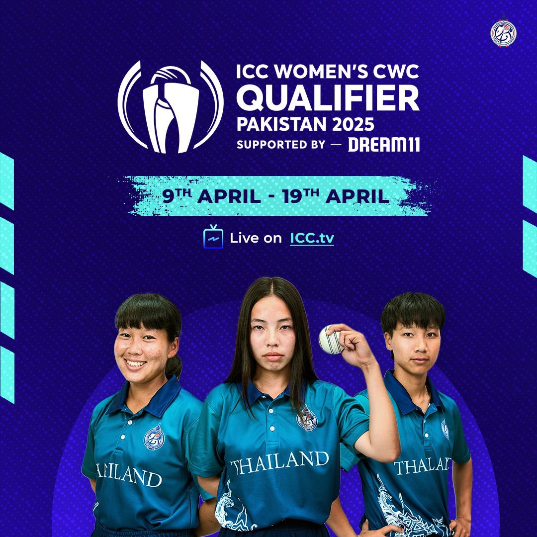 The <a href="/ICC/">ICC</a> Women’s Cricket #WorldCup 2025 Qualifiers are set to begin on 9 April in Pakistan with six teams battling it out for the last two spots.

#iccworldcup #womensqualifiers