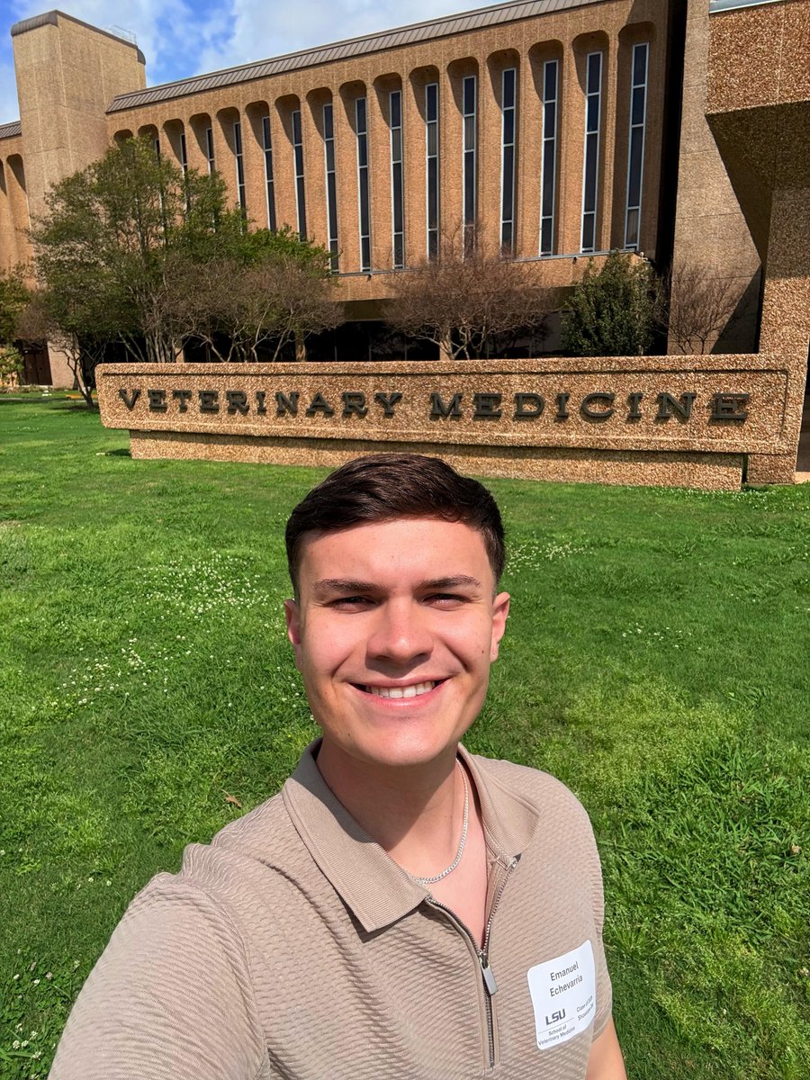 CPRC Summer 2024 interns are receiving their acceptance letters! Congratulations to Emmanuel Echevarria, an outstanding student &amp; graduate of UPR Aguadilla, who was just accepted into Louisiana State University School of Veterinary Medicine. So well deserved!
