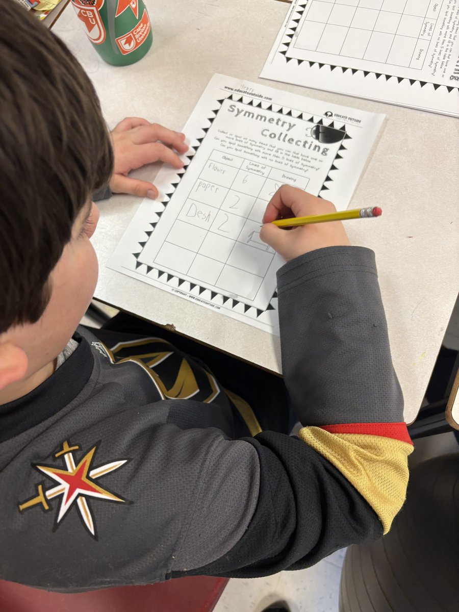 InvernessECA's tweet image. Exploring symmetry in math! Our grade 4 students had a blast at the symmetry stations, discovering how shapes and patterns can be perfectly symmetrical. 

 #SRCEMarchIsMathMonth