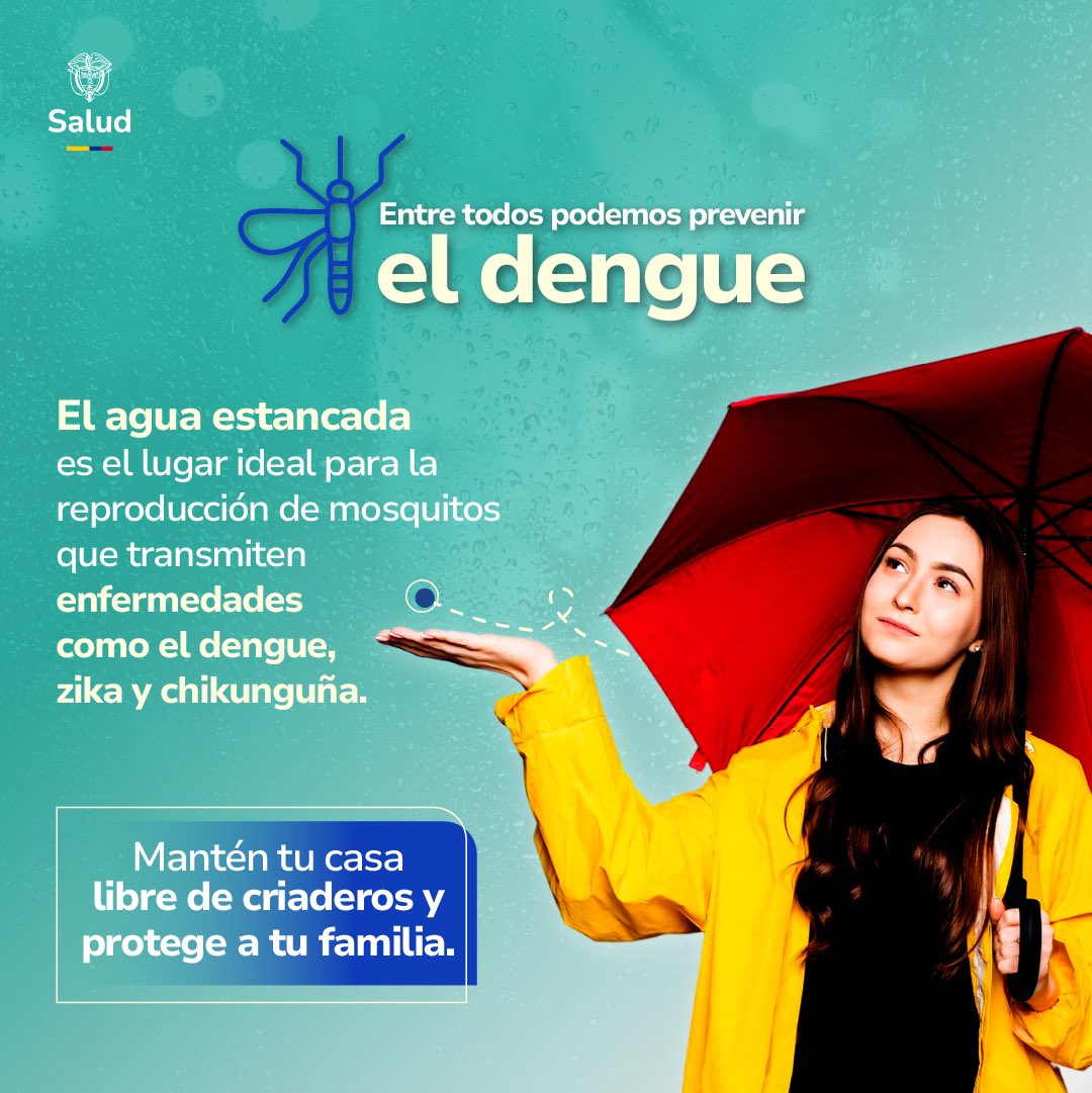 ¡Mantén tu hogar libre de criaderos de mosquitos y refuerza las medidas de higiene! 

☔🦟 Con la llegada de la temporada de lluvias, es fundamental mantener la limpieza en nuestros entornos para evitar la proliferación de zancudos. Elimina el agua estancada, tapa los depósitos y