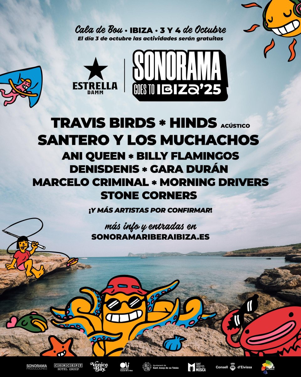 Jero Romero (@jero22ind) on Twitter photo #Festivales. Novedades de <a href="/SonoramaIbiza/">Sonorama Goes To Ibiza</a> 2025 con <a href="/TravisBirds/">Travis Birds</a>, <a href="/hindsband/">hind𝓼 ☻</a> - Acústico- <a href="/SOYDENISDENIS/">DENISDENIS</a> o <a href="/MorningDrivers/">Morning Drivers</a> entre otros confirmados
j-musind.blogspot.com/2025/04/sonora… #Festivales. Novedades de <a href="/SonoramaIbiza/">Sonorama Goes To Ibiza</a> 2025 con <a href="/TravisBirds/">Travis Birds</a>, <a href="/hindsband/">hind𝓼 ☻</a> - Acústico- <a href="/SOYDENISDENIS/">DENISDENIS</a> o <a href="/MorningDrivers/">Morning Drivers</a> entre otros confirmados
j-musind.blogspot.com/2025/04/sonora…