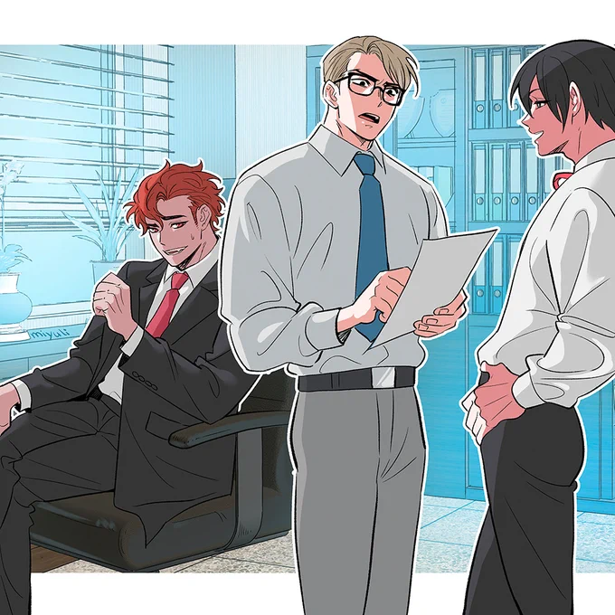 Morgana and Oz office AU  