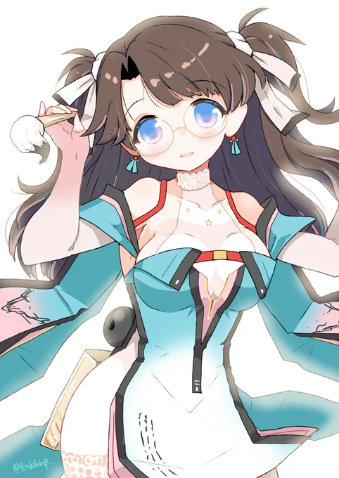 イラコンだしたいな～って練習で折枝ちゃんかいたけど装飾むずかしい(省略しまくり #鳴潮 #WutheringWaves
