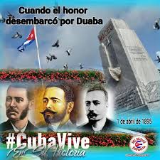 Recordamos hoy el 130 Aniversario del desembarco por las costas de Duaba, Baracoa de Antonio y José Maceo, junto a Flor Crombet y otros  patriotas, para reiniciar la  Guerra Necesaria y luchar por la independencia de Cuba.  #130Aniversario #CubaViveEnSuHistoria