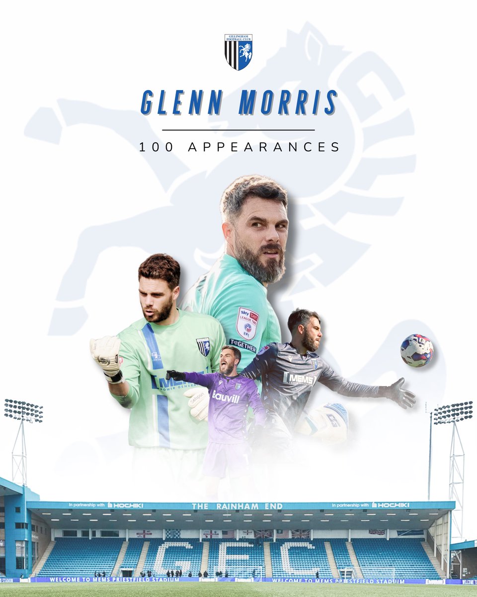 Gillingham FC (@thegillsfc) on Twitter photo Century π―
Glenn Morris makes his 100th Gills appearance this evening.
Congratulations, Cat ππ§€
#Gills | <a href="/GlennMorris83/">Glenn morris</a> Century π―
Glenn Morris makes his 100th Gills appearance this evening.
Congratulations, Cat ππ§€
#Gills | <a href="/GlennMorris83/">Glenn morris</a>