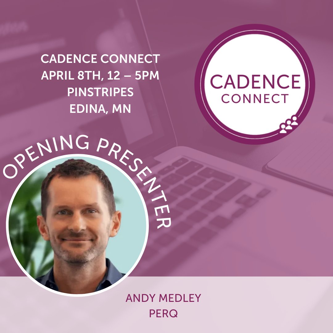 Andy Medley kicks off Cadence Connect next week!

Join us for an event tailored for multifamily marketers aiming to achieve more with less. Andy’s session will cover maximizing lead generation with better leads, stronger conversions, and reduced costs.
