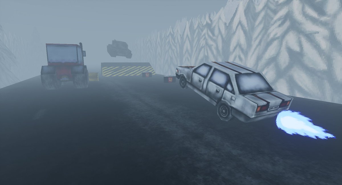 WhiteHellGame's tweet image. Introducing...White hell rally.
#fps #retro #ue4 #indiedev #AprilFoolDay