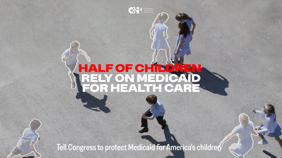 Today we launched an ad campaign calling for Congress to protect #Medicaid, a vital resource for children and families nationwide. 

Read about the ads: childrenshospitals.org/news/newsroom/…