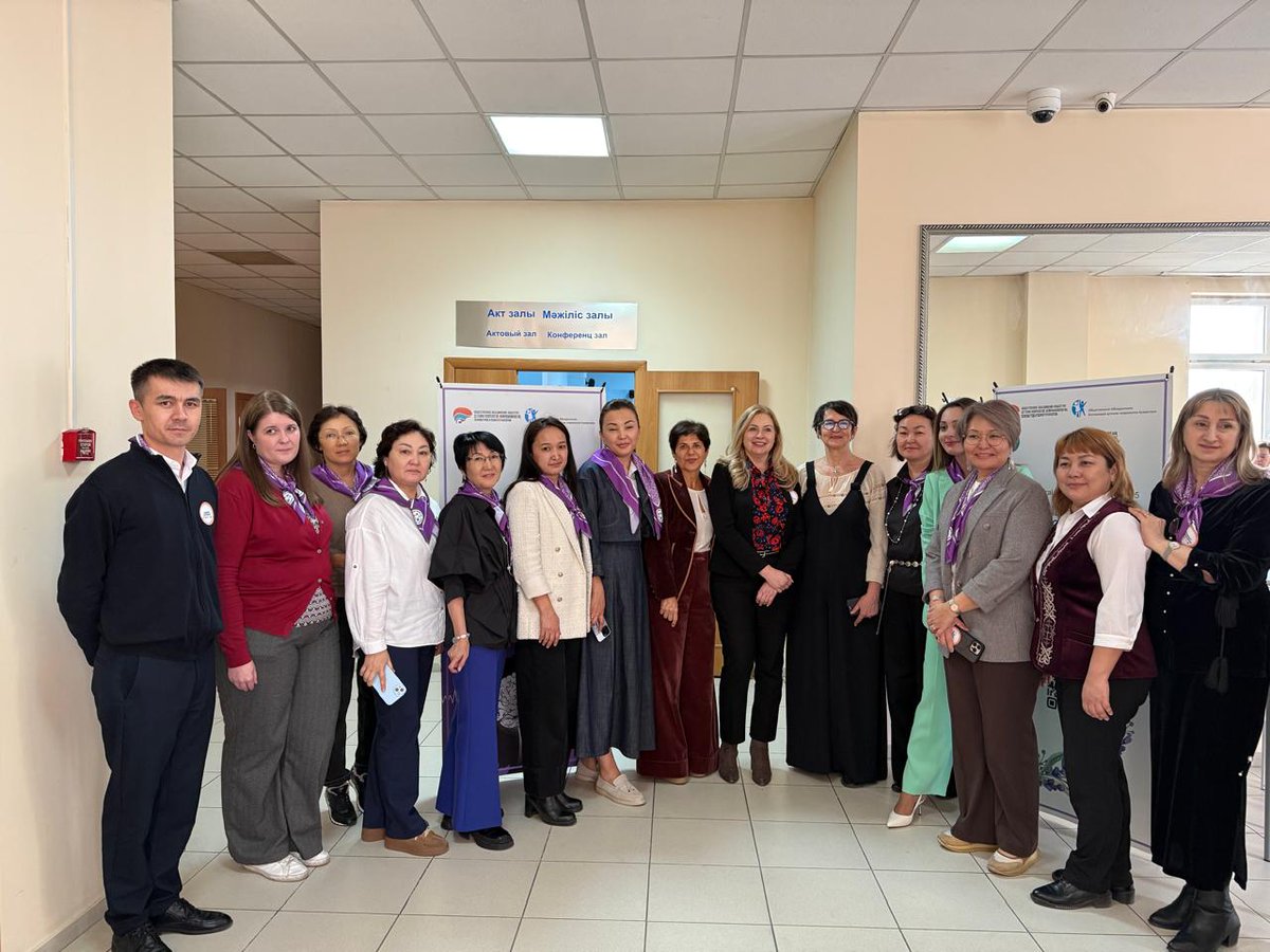 IPSO member, Prof. Ilona Anna Kopyta (in red &amp; black dress shirt) shared her expertise on stroke across the lifespan—from prenatal and neonatal stages to adulthood—at the <a href="/EPNSnews/">EPNS</a> meeting in Almaty, Kazakhstan, March 26-28, 2025. #StrokeResearch