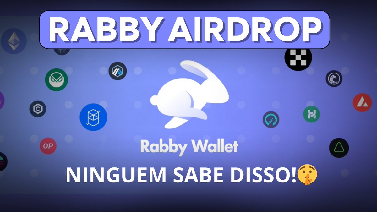 Taujiroo's tweet photo. 🚨RABBY AIRDROP!🚨
 
💸Custo: $0 
💰Investimento: $27M
⏰Fim: Logo logo

Recebeu investimento recentemente e tem sistema de pontos, cheirinho de AIRDROP!
Se liga no passo a passo👇 https://t.co/zbadIwwVlS