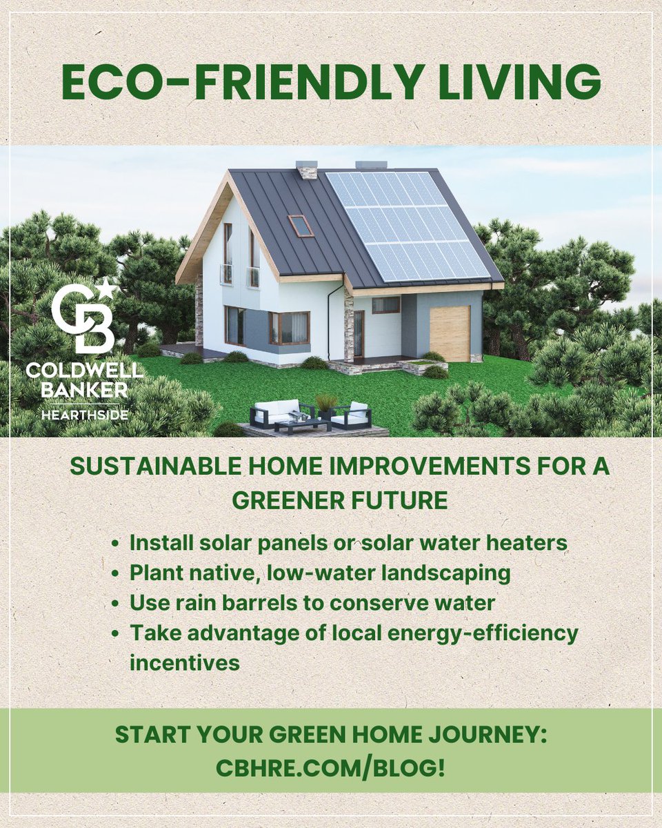 CBHearthside's tweet photo. 🌿 Spring into sustainable living! Ready to lower your energy bills and boost your home's value? 💡🌞🏡
👉 Read more: https://t.co/7ajA2jyQkN
 #SustainableLiving #GreenHome #EcoFriendlyUpgrades #CBHearthside #SmartHomes #SpringRefresh #EnergyEfficient #HomeTips https://t.co/peFVybQJEk