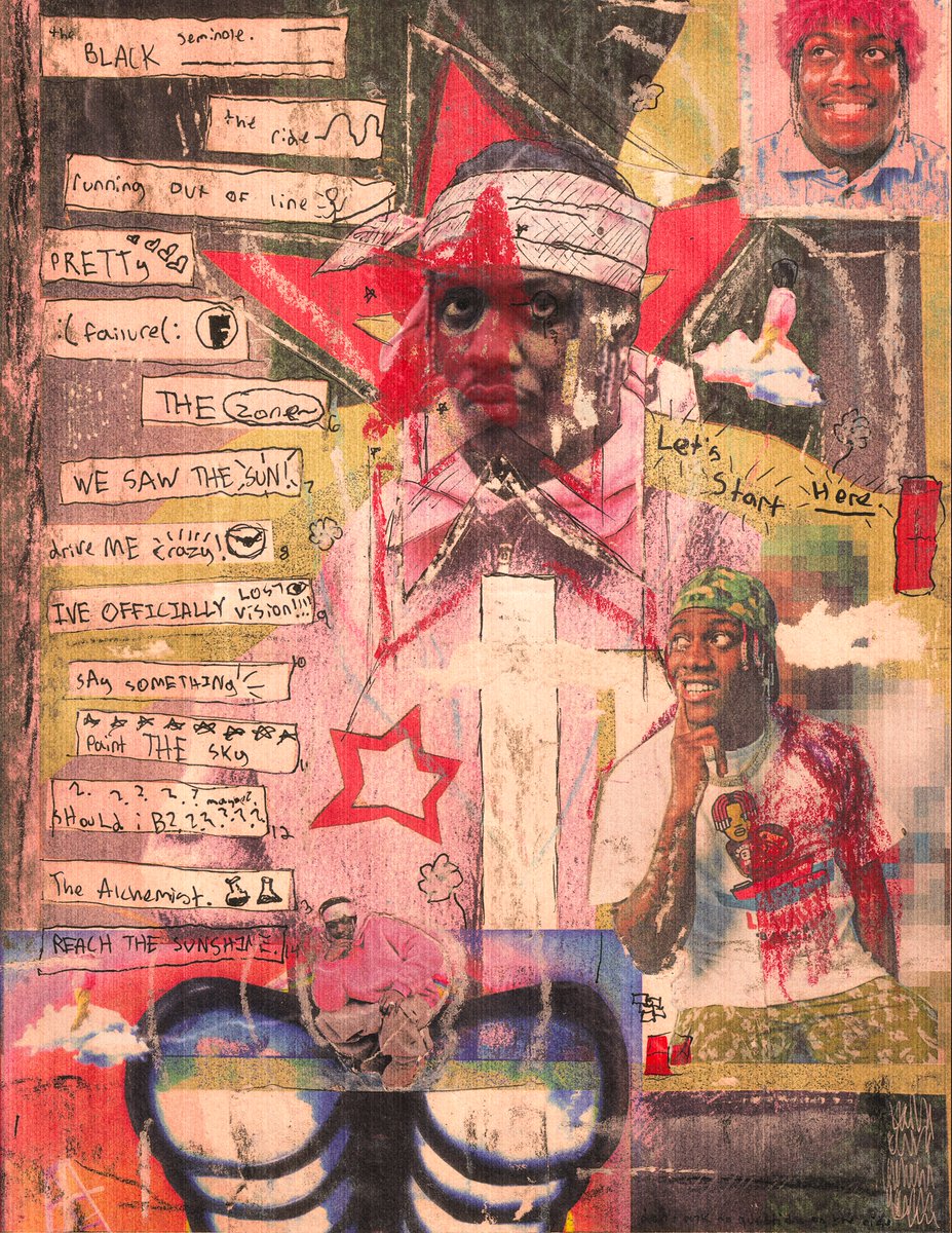 let's start here - lil yachty
mixed media collage