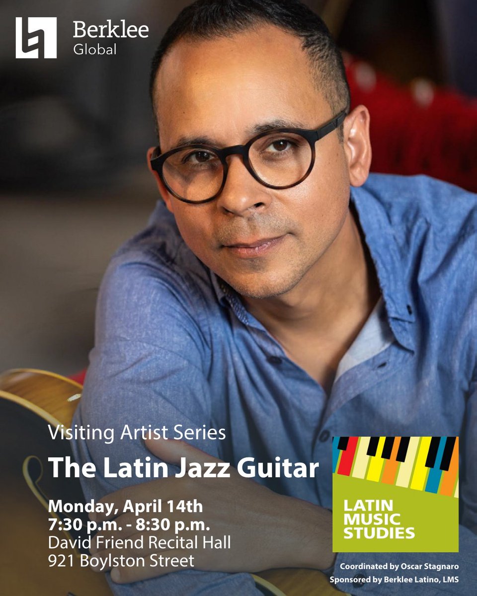 Neff Irizarry '96, author of Contemporary Latin Jazz Guitar, presents this master class which offers an in-depth analysis of the electric guitar's evolving role as both an accompanist and soloist in Latin jazz.

#latinjazz #berkleelatino #berkleeglobal #masterclass