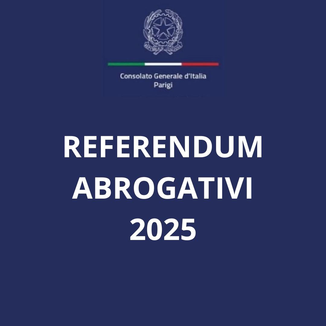 VOTO PER CORRISPONDENZA DEI CITTADINI ITALIANI RESIDENTI ALL'ESTERO - OPZIONE PER IL VOTO IN ITALIA
👉 Per scaricare il modulo e per maggiori informazioni visita il sito del Consolato
Generale (consparigi.esteri.it/it/news/dal_co…)