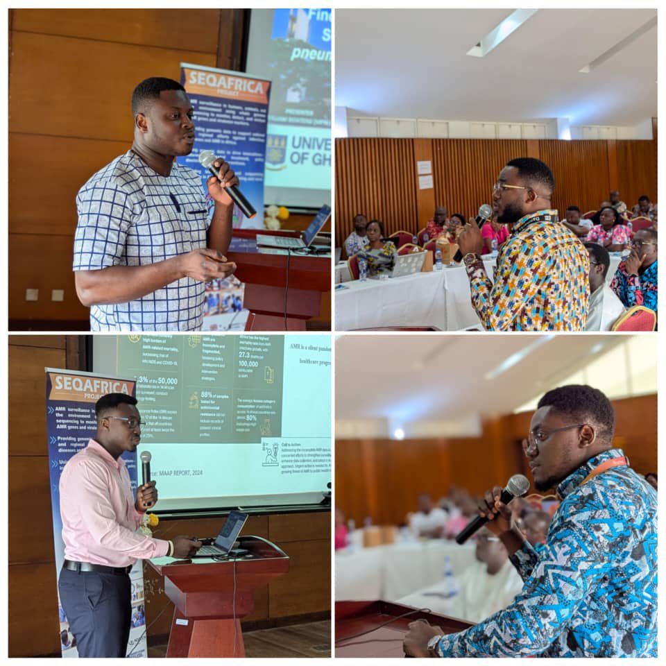 NMIMR_AMRHub's tweet photo. We had the privilege of engaging with members of the National AMR Secretariat and representatives from our sentinel sites, sharing key insights from the SeqAfrica Project. 

The interactive session provided valuable discussions, thoughtful questions, and impactful takeaways. https://t.co/XdF9uzplhG
