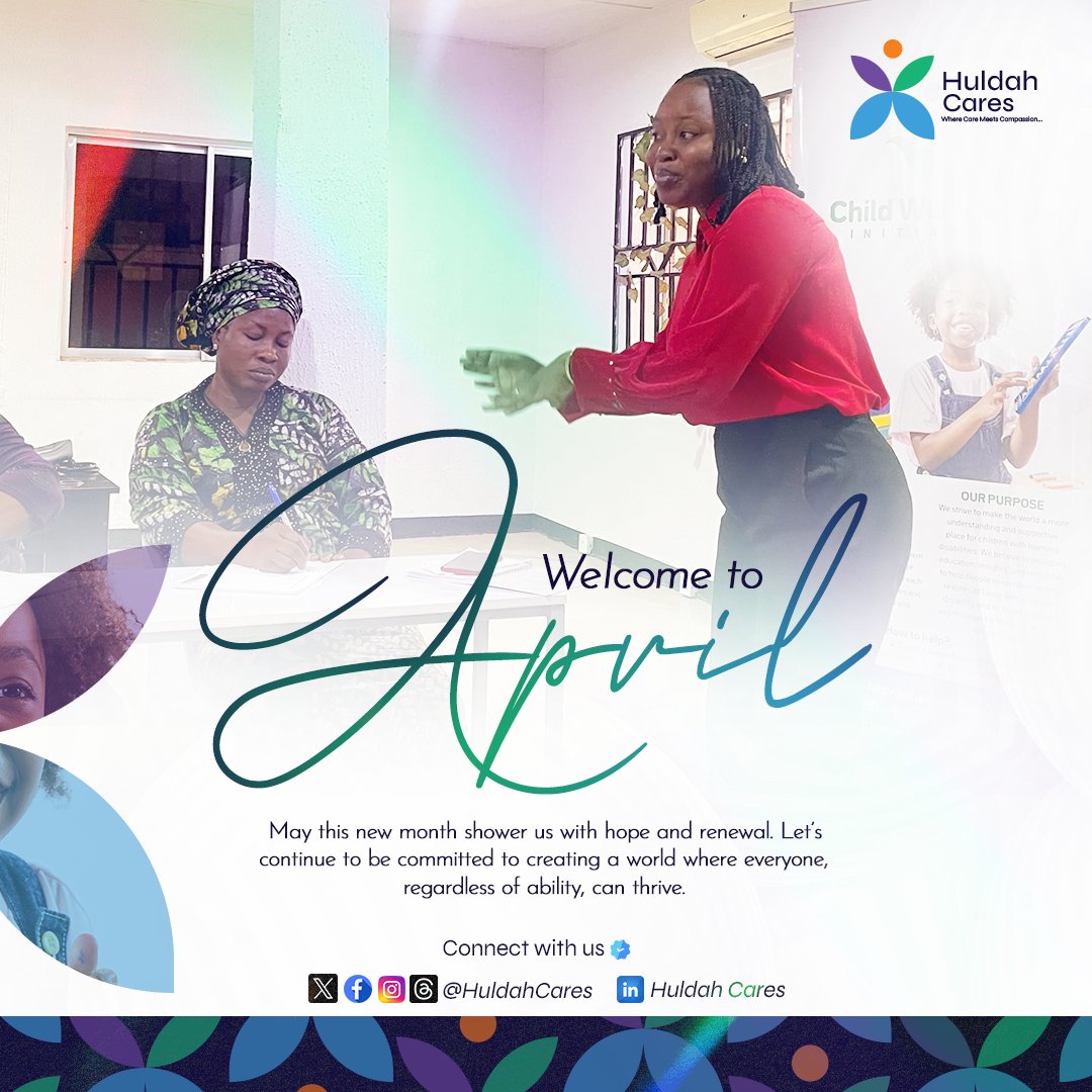 HuldahCares's tweet photo. Happy New Month!🥰

May this new month shower us with hope and renewal.  Let's stay committed to creating a world where everyone, regardless of ability, can thrive.

#HuldahCares
#HDC
#InclusionMatters #AccessibilityForAll #EmpowermentThroughInclusion https://t.co/dZ8l2qXLr4
