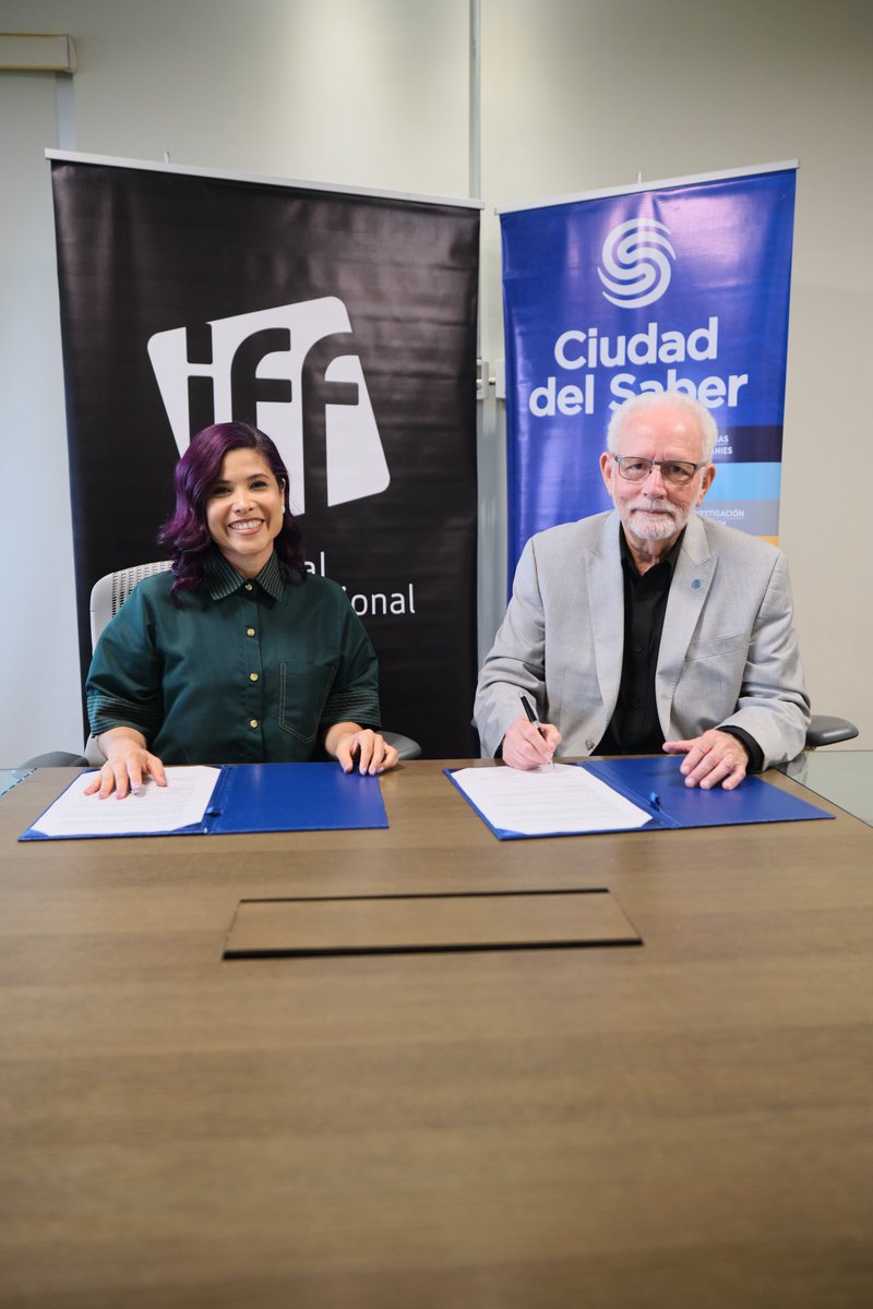 IFFPanama's tweet image. #CineEsVida
Desde la Fundación IFF Panamá (FIP), extendemos nuestro más sincero agradecimiento a la Fundación Ciudad del Saber @ciudaddelsaber por su apoyo constante al Festival Internacional de Cine de Panamá.