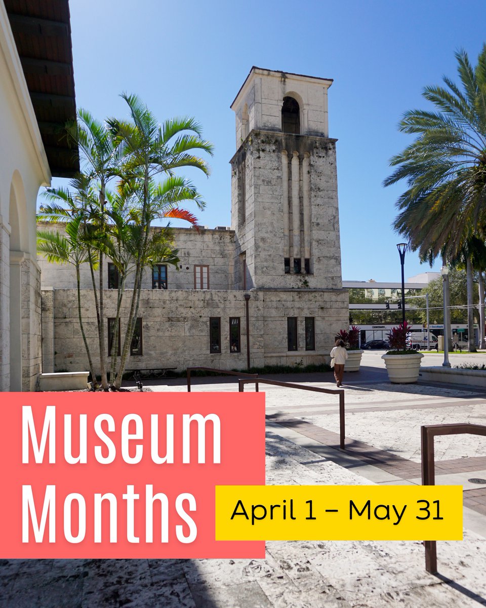 GablesMuseum's tweet photo. Miami Attraction &amp; Museum Months are here, and CGM is proud to join the celebration!

👉️ Our Special Offer✨ BOGO MEMBERSHIP: Buy one Membership and get another one FREE! 

🔗 https://t.co/lisFTRrIHf

#MuseumMonth #BOGOMembership #CoralGablesMuseum #MiamiMuseums #Miami https://t.co/X7DdWGL4dz