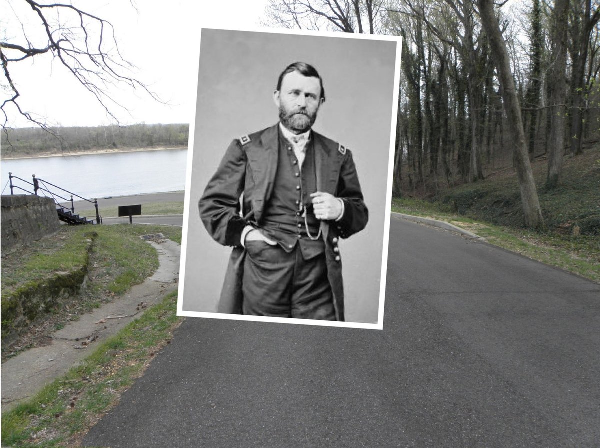 Wrap10's tweet photo. Incredibly rare photo has emerged showing the arrival of General Grant at Pittsburg Landing on the morning of April 6th at the battle of Shiloh. It has been deemed authentic by the world's foremost photographic experts. #PossiblyNot #AprilFools https://t.co/uyAmoCI5tr