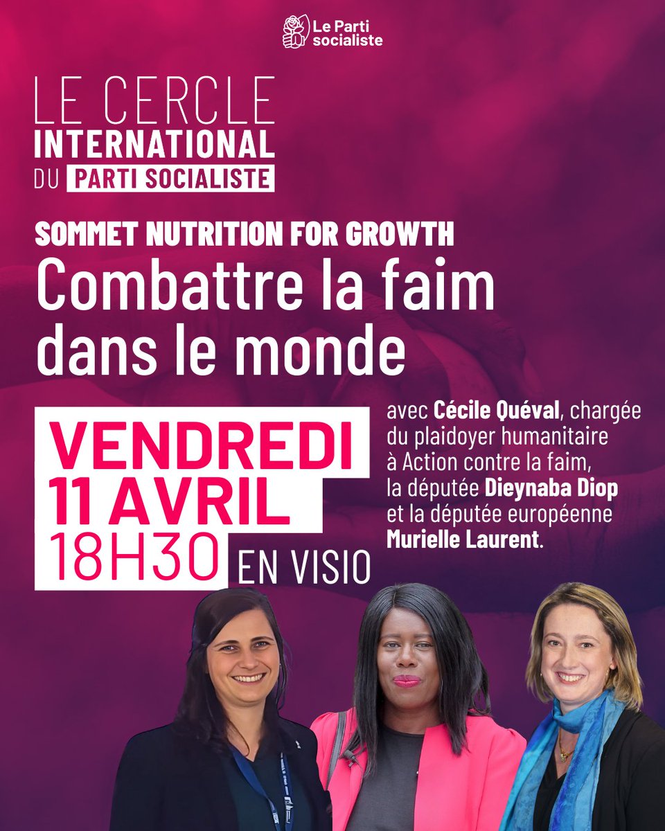 Parti socialiste (@partisocialiste) on Twitter photo Inscrivez-vous aux deux prochaines visioconférences du cercle internationale du Parti socialiste animées par <a href="/DylanBoutiflat/">Dylan Boutiflat</a> :
👉 Inscription pour le mercredi 2 avril : parti-socialiste.fr/coups_d_etat_e…
👉 Inscription pour le vendredi 11 avril : parti-socialiste.fr/sommet_nutriti… Inscrivez-vous aux deux prochaines visioconférences du cercle internationale du Parti socialiste animées par <a href="/DylanBoutiflat/">Dylan Boutiflat</a> :
👉 Inscription pour le mercredi 2 avril : parti-socialiste.fr/coups_d_etat_e…
👉 Inscription pour le vendredi 11 avril : parti-socialiste.fr/sommet_nutriti…