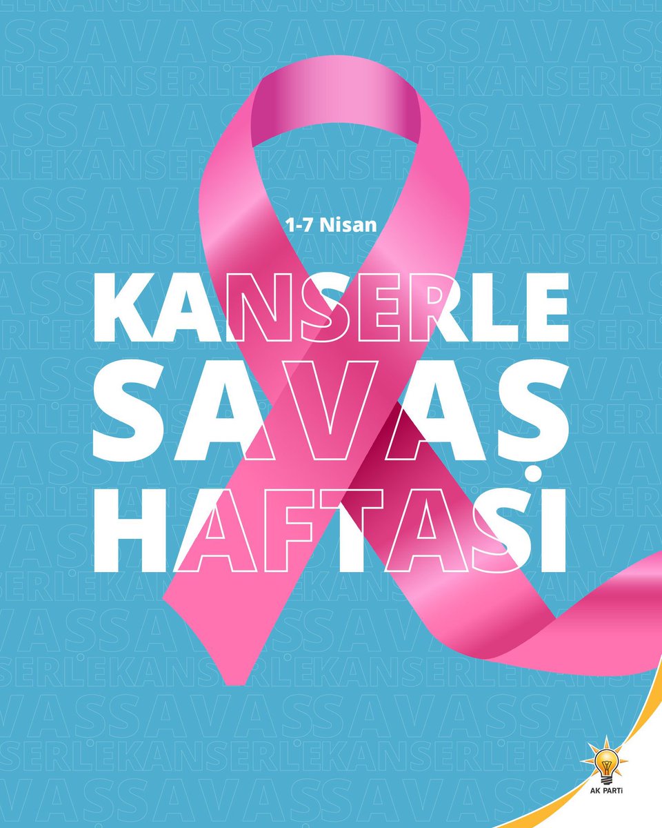 Sağlıklı yaşam ve erken teşhis, kanserle savaşta olmazsa olmaz önlemlerdir. Herkesin sıhhatli bir ömür sürmesi temennisiyle Kanserle Savaş Haftası kutlu olsun…