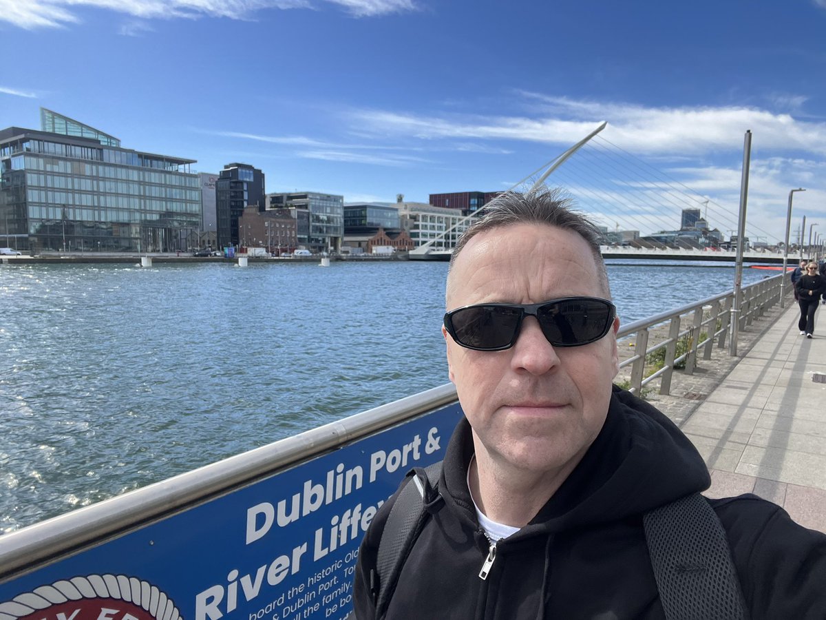 On the river Liffey in Dublin’s fair city