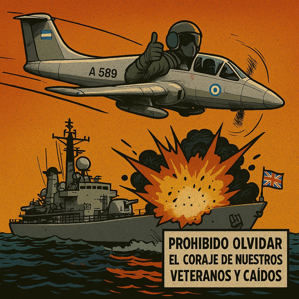m8x5k9's tweet photo. Gloria eterna a nuestros combatientes.

🇦🇷 Malvinas Argentinas, 
Hoy y Siempre. 🇦🇷 https://t.co/kNYbTGS5WU