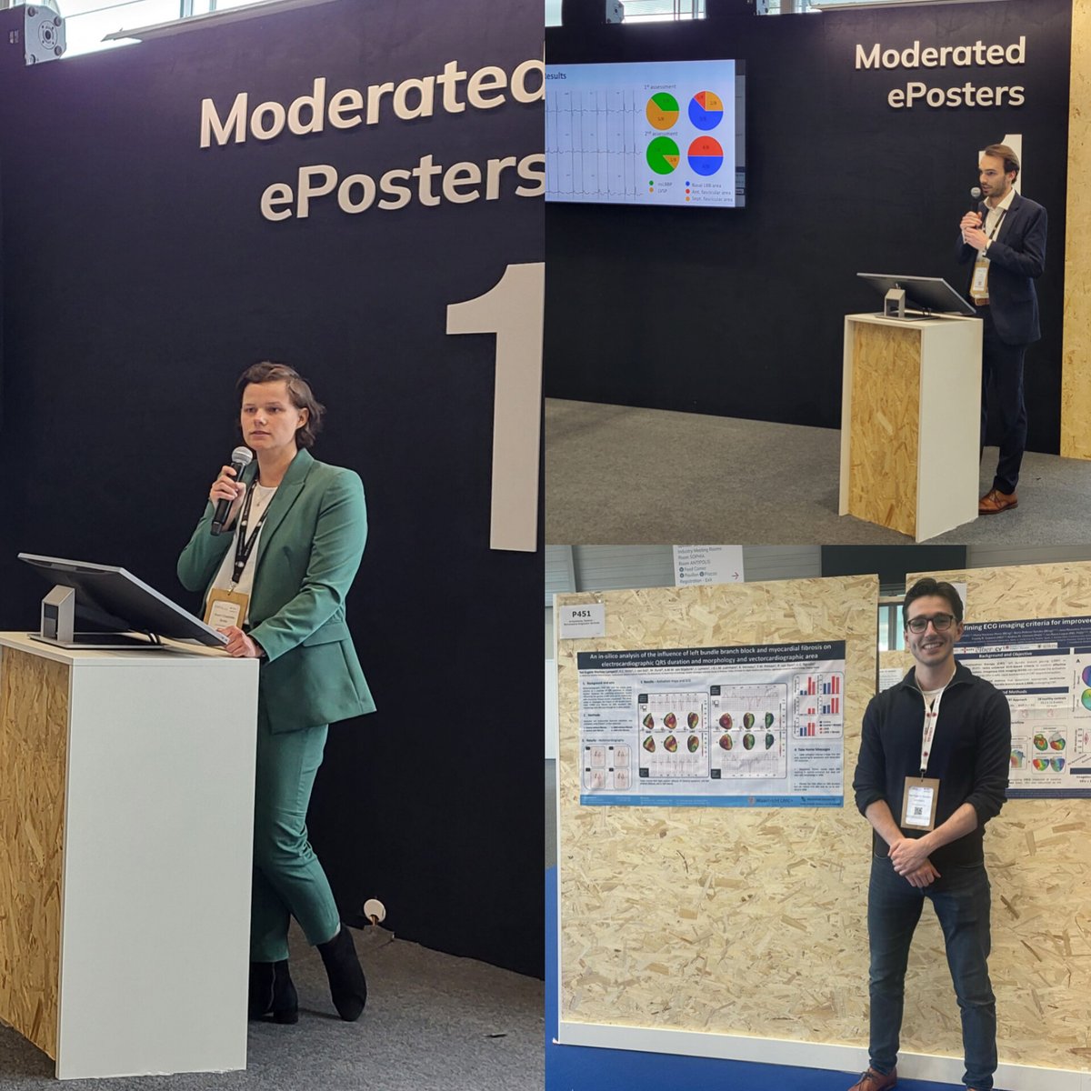 Quietly and proudly watching our young researchers Karin, Ted and Johan shine at  #EHRA2025