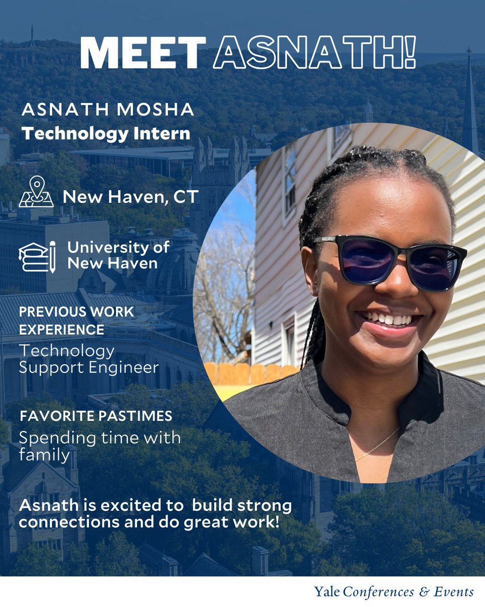 New hire alert! We are excited to welcome Asnath Mosha to the YC&amp;E team as our Technology Intern.

With a master's degree in Engineering and Operations Management and several years of experience in technology and systems, Asnath brings a wealth of knowledge to our team.