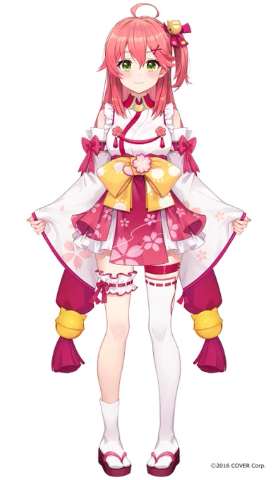 さくらみこさんエイプリルフール企画として「2Dのすがた」のお顔と表情まわりの造形と、イラスト全体の監修・仕上げを担当させていただきました～!#さくらみこ2D初配信 