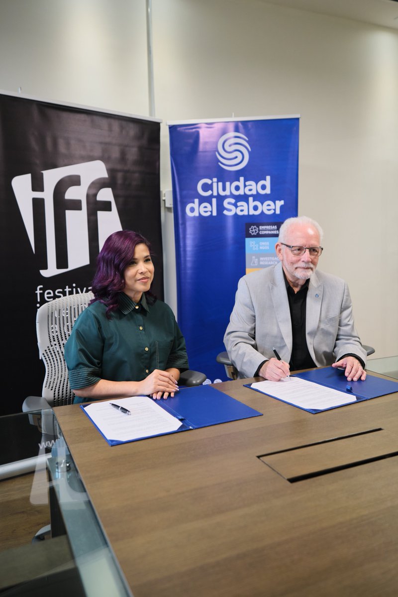 IFFPanama's tweet image. #CineEsVida
Desde la Fundación IFF Panamá (FIP), extendemos nuestro más sincero agradecimiento a la Fundación Ciudad del Saber @ciudaddelsaber por su apoyo constante al Festival Internacional de Cine de Panamá.