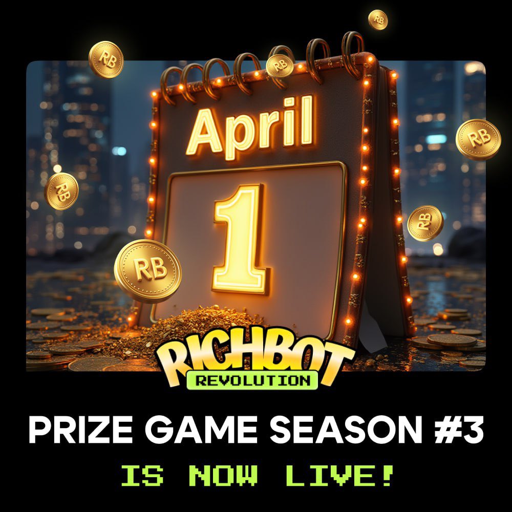 RichbotRevGame's tweet image. 🔥 PRIZE GAME SEASON #3 IS LIVE! 🚀

The moment you&apos;ve been waiting for is here – Season #3 has begun, and we&apos;ve completely outdone ourselves this time. You wanted more winners, bigger rewards, and more excitement. Well, we delivered. 

THIS IS YOUR CHANCE TO:  
💸 Win…