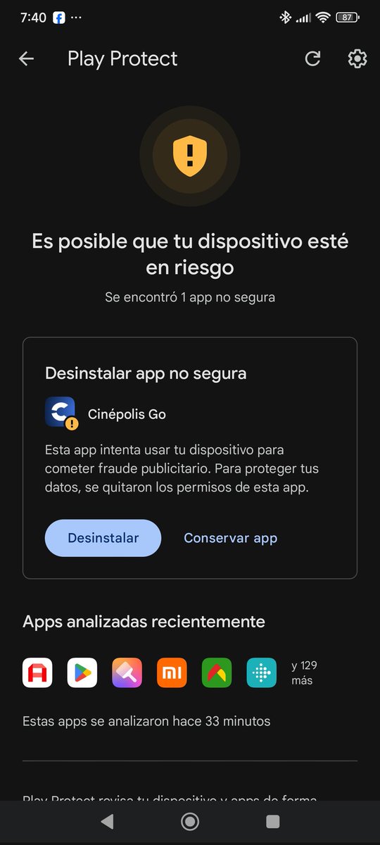 mianro10's tweet photo. De mal en peor @Cinepolis , su actual app marca error siempre y la disque nueva app marca app no segura. https://t.co/Yldq0EV8Rn