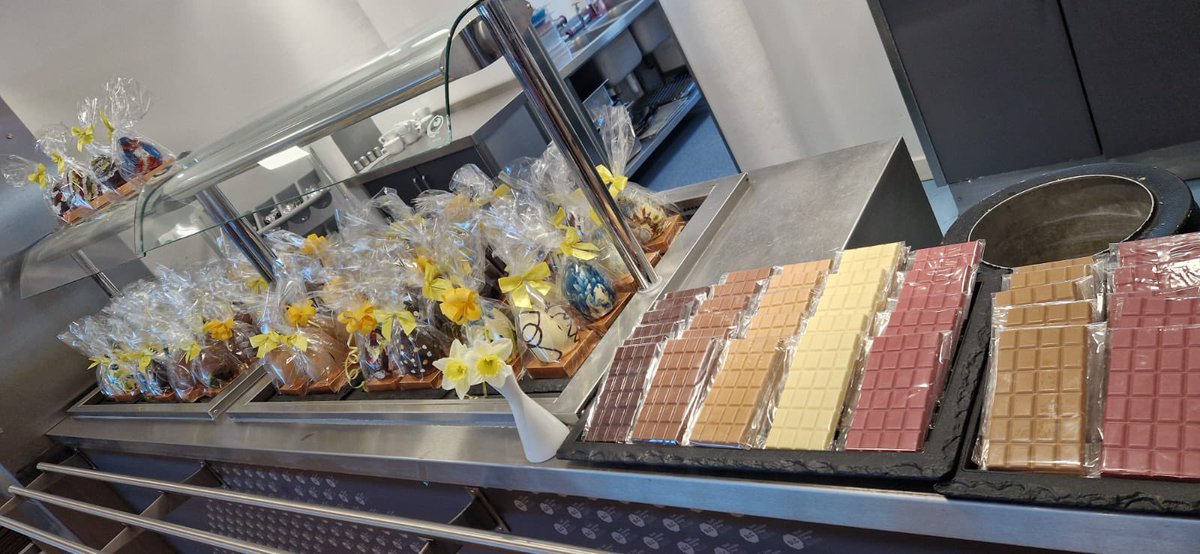 Thank you to my NC Bakery students for a great Easter event. The size of the queue before we started said it all! All products made by my students and super proud of the team effort. <a href="/SLCek/">South Lanarkshire College</a> <a href="/joannewarwick5/">Joanne Warwick</a>