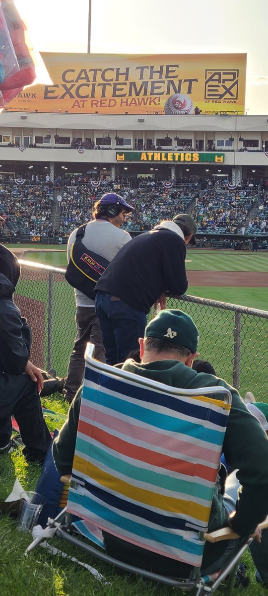 dereleeke's tweet image. For a second I thought this was steve bartman at the A's game last night