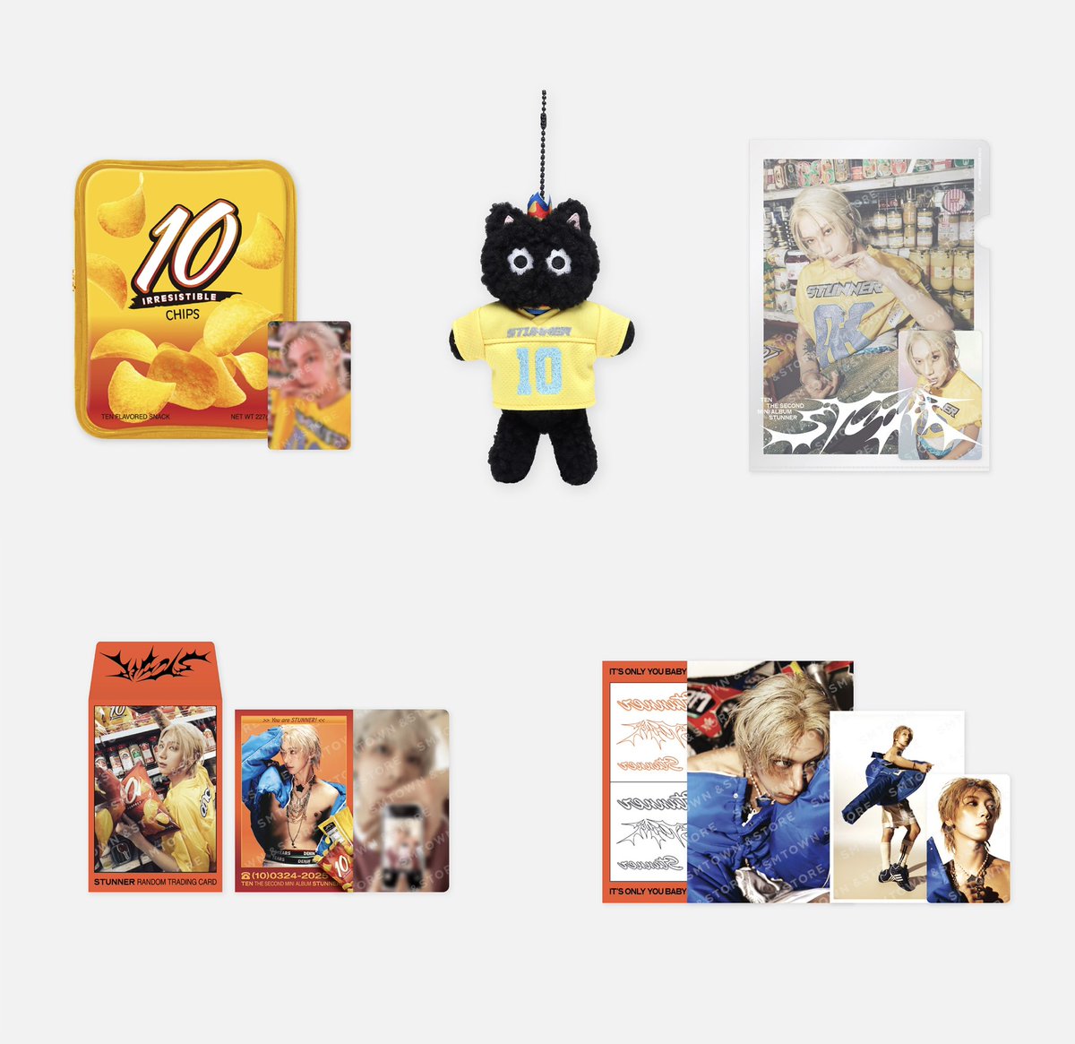 NCT TEN 'STUNNER' MD🐈‍⬛💚 テンちゃん アルバムのグッズ予約開始