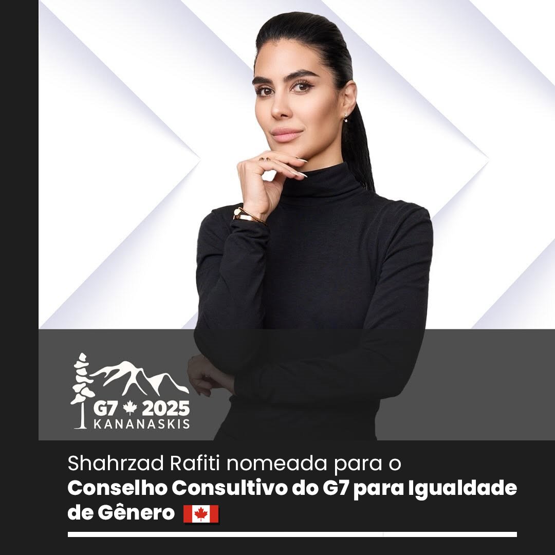 Nossa CEO, Shahrzad Rafiti, foi nomeada para o Conselho de Igualdade de Gênero do G7 em 2025 🇨🇦✨
Orgulho imenso ver a liderança da RHEI contribuindo com impacto global.
#G7 #GenderEquality #RHEI #WomenInLeadership