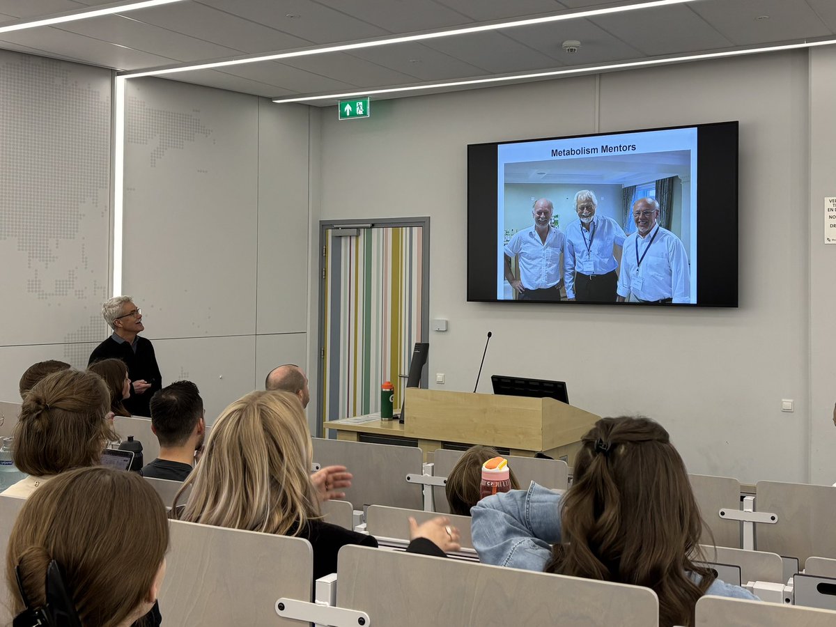 Great to see Dr Spriet giving a summary of metabolism to Prof. Luc van Loon’s group in Maastricht