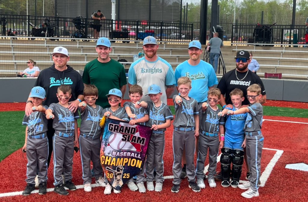 Knights Knation Youth Baseball (@lakyouth) on Twitter photo Knights Knation Alabama 7U celebrates their second championship! A remarkable achievement for a hardworking and dedicated team—congratulations on this well-earned success! 🏆
#4L
<a href="/knightknation4L/">Knights Knation #4L</a>
<a href="/AlabamaKnation/">Knights Knation Alabama</a>
<a href="/MarucciSports/">Marucci</a> Knights Knation Alabama 7U celebrates their second championship! A remarkable achievement for a hardworking and dedicated team—congratulations on this well-earned success! 🏆
#4L
<a href="/knightknation4L/">Knights Knation #4L</a>
<a href="/AlabamaKnation/">Knights Knation Alabama</a>
<a href="/MarucciSports/">Marucci</a>