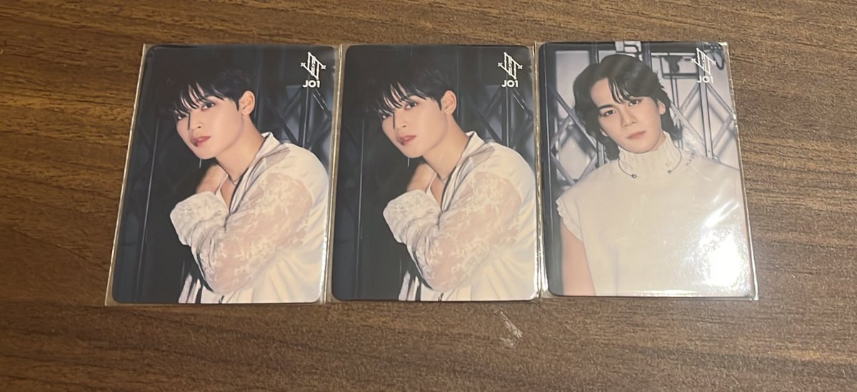 JO1　BE CLASSIC　交換

【譲】
タワレコ オンライン 特典 トレカ（與那城、豆原）

【求】
同種 木全

郵送交換希望📮

 #JO1_BE_CLASSIC交換　#JO1交換