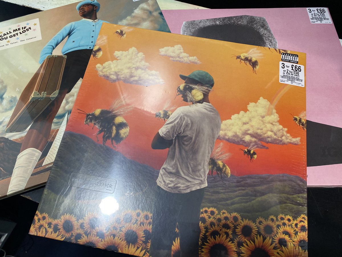 Awesome new additions to our 3 for £66 vinyl offer including (for the first time) Harry Styles &amp; Tyler The Creator #harrystyles #TylerTheCreator #hmvlovesvinyl