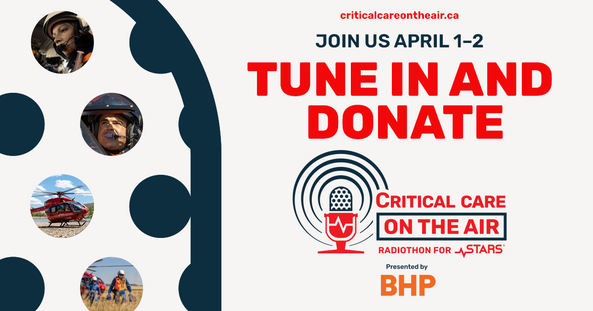 🚁 Support STARS Critical Care on the Air Radiothon! 
Today &amp; Tomorrow, tune in to your local Radio Station to support <a href="/STARSambulance/">STARS</a> 
Be sure to donate during LMS Ag Matching Hours, we will match donations up to $5,000 during each of these hours to support this critical service