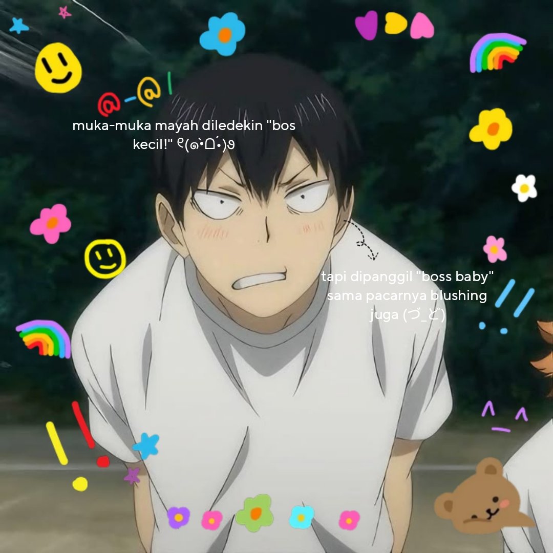 midorimasexual's tweet photo. tsukikage ; bos kecil! 🍼

wherein kageyama, si yang paling muda baik di karasuno dan keluarganya, masih dibayiin sama pacar (dan temen-temennya). https://t.co/j2P357XnIY