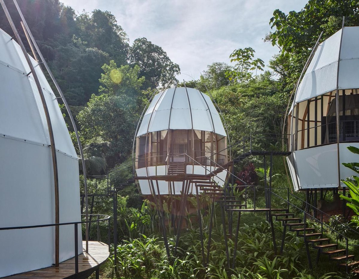 CPMMwangi's tweet photo. The Coco Art Villas by ARCHWERK.
Built from local tropical wood and tent canvas.

Simple and therapeutic. https://t.co/qZaLDFcL05