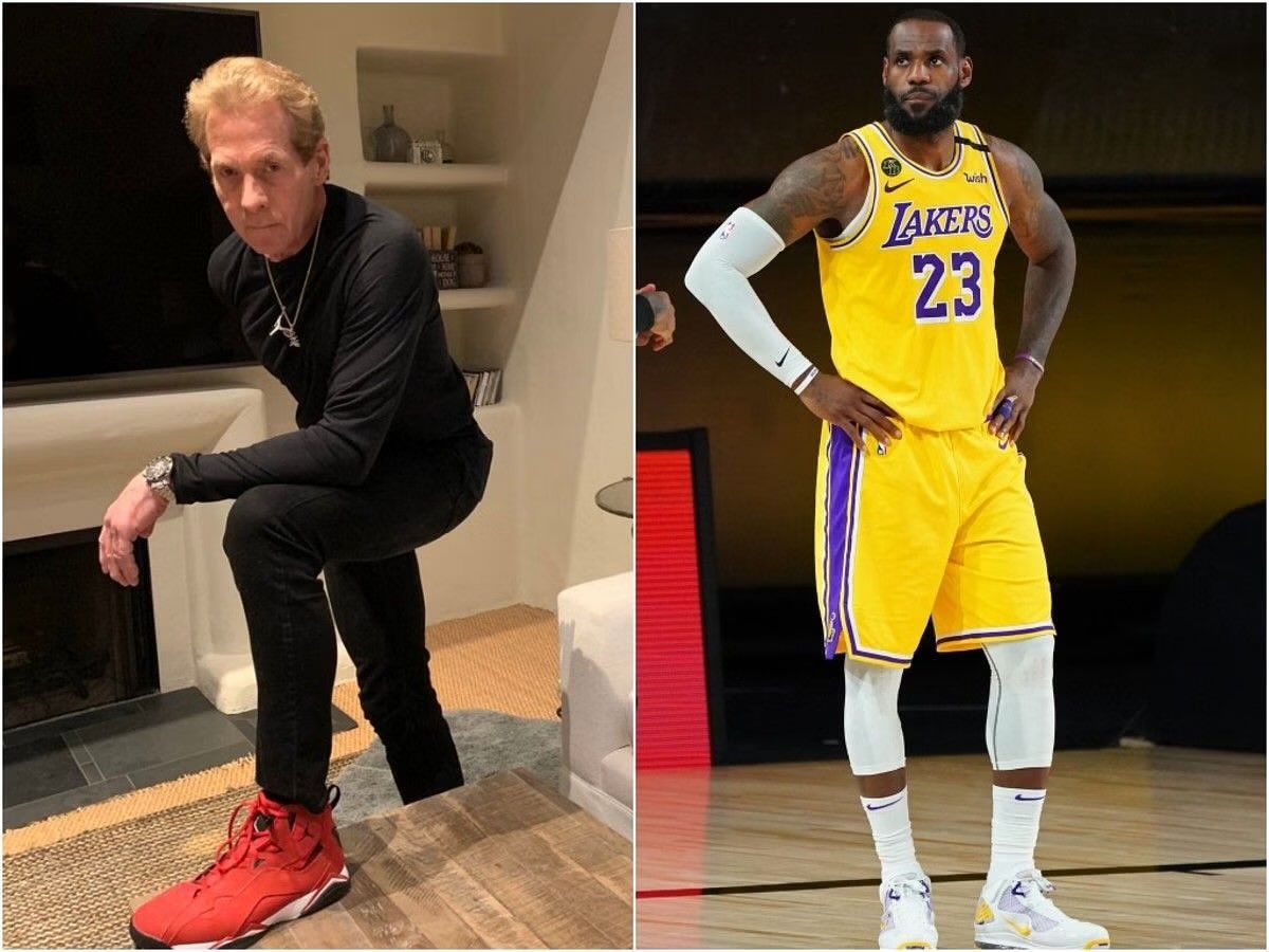 TheDunkCentral's tweet photo. Skip Bayless asks LeBron if Bronny James is a real NBA player or just celebrating Halloween on the bench every night

“LeBron said on that show, ‘It’s my job to not only protect my damn household but protect the players.’ What? Is your son an NBA player or is he not? Are you saying this is just your son, who gets to wear a Laker uniform and just sit down on the end of the bench because he’s your son? Is this like, every night’s Halloween, he gets to dress up and play NBA player? Is that what you’re saying? I don’t think so. Look, if you truly believe that Bronny’s an NBA player worthy of wearing that uniform on a nightly basis, then he’s obviously fair game for anyone in the media to critique.”

(Via https://t.co/diNqyPfg0K)