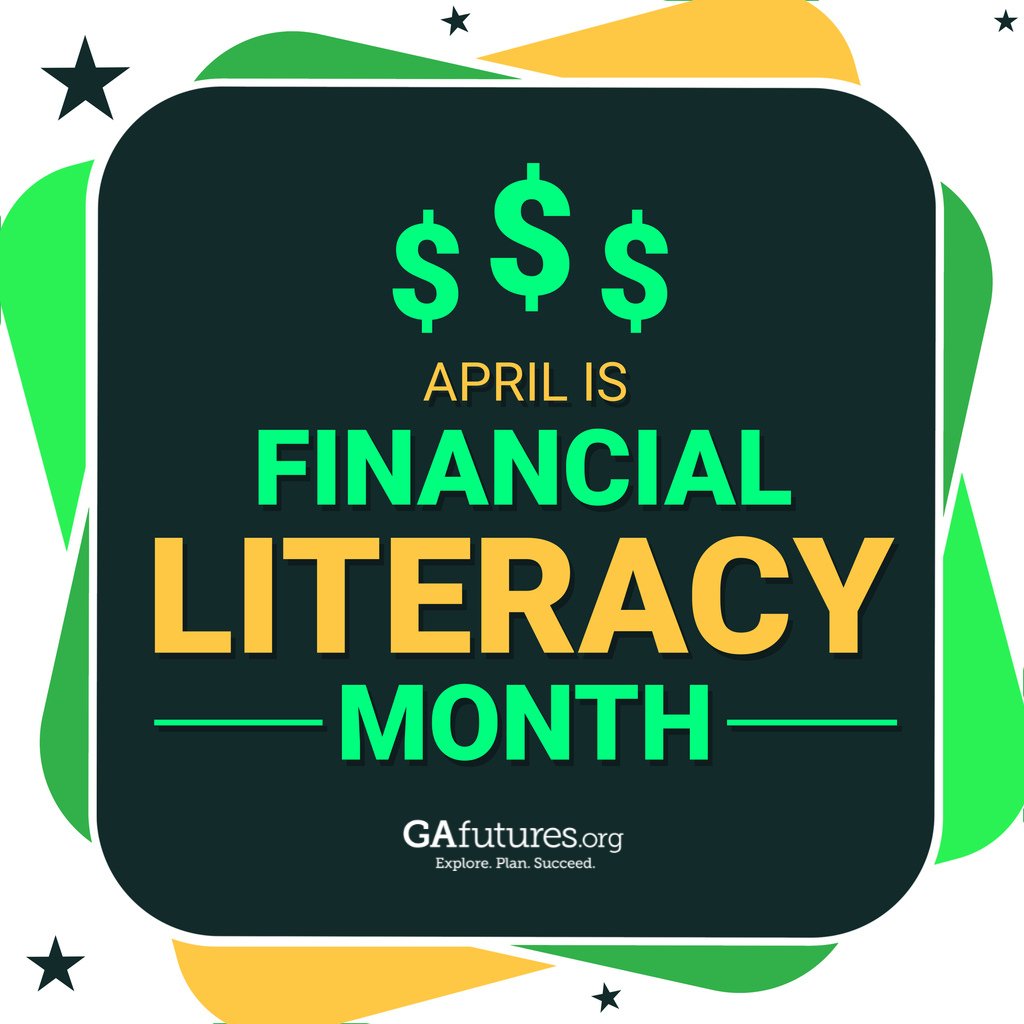 GAfutures's tweet photo. Happy National Financial Literacy Month! This month, we are committed to empowering students with the knowledge and resources they need to navigate their financial journeys. Stay tuned! #FinancialLiteracyMonth 

https://t.co/QmyTTeEgS8 https://t.co/4os95pZ3fy