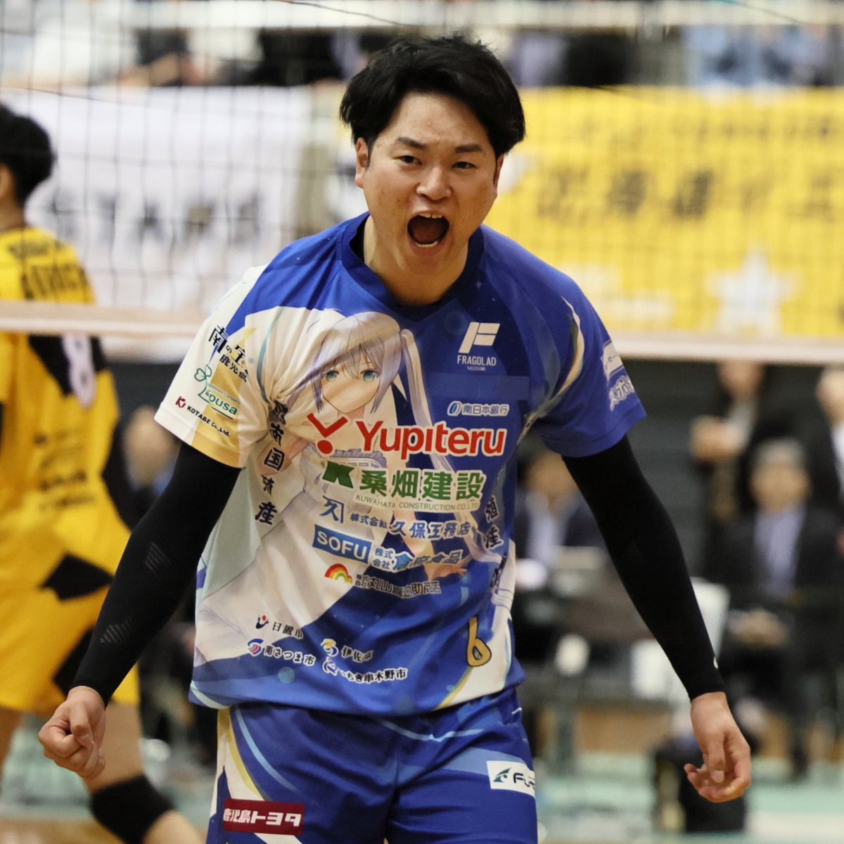 観ている方も思わず力が入る
#フラーゴラッド鹿児島
#フラゴラ
#vleague 
#volleyball