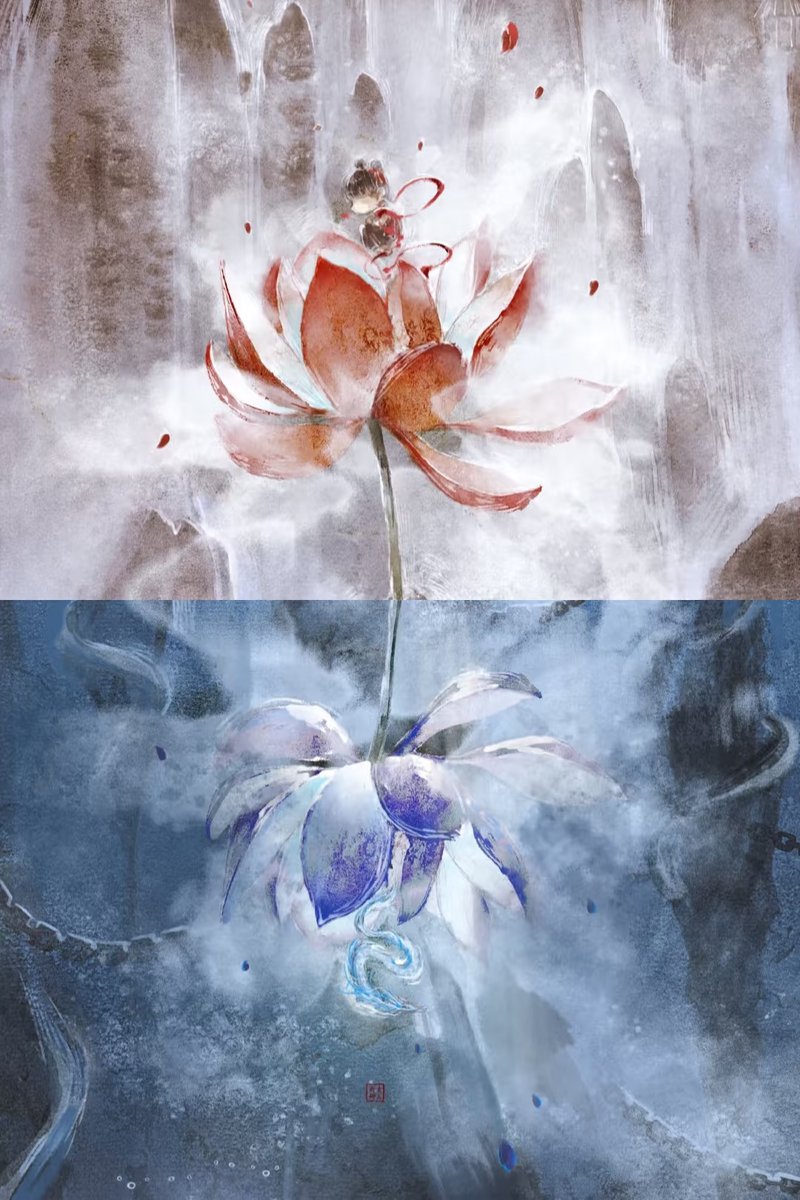 felicityshifu's tweet photo. Fate is my missing rib, and you blossom where it aches.#OuBing #藕饼 #哪吒 #敖丙 #NeZha2 #AoBing #NeZha #fanfic CR：WB 青山折柳 https://t.co/2zlwElAeWi
