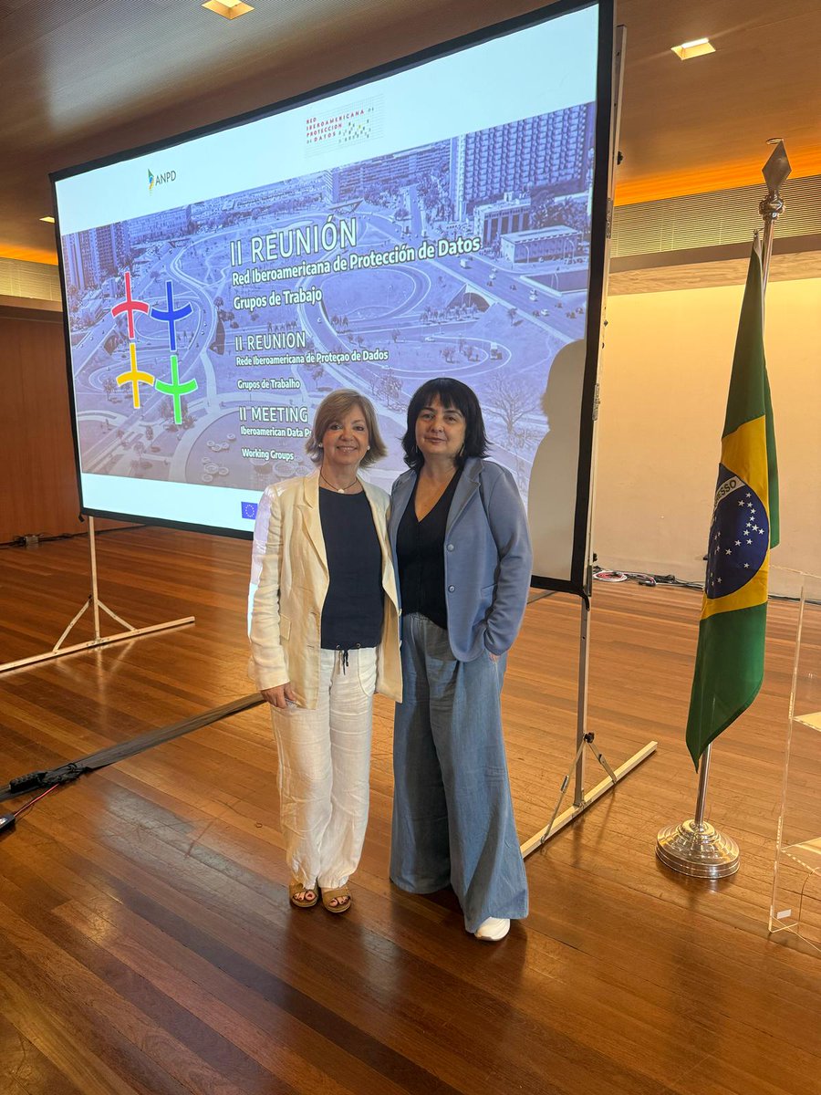 ❇️ Direto de Brasília: a diretora da Autoridade Catalã de Proteção de Dados <a href="/txellborras/">Meritxell Borràs</a> apresenta o modelo #FRIA, para garantir direitos fundamentais no uso da inteligência artificial, na 2a reunião da Rede Ibero-americana de Proteção de Dados

<a href="/apdcat/">Autoritat Catalana de Protecció de Dades</a> #RIPD