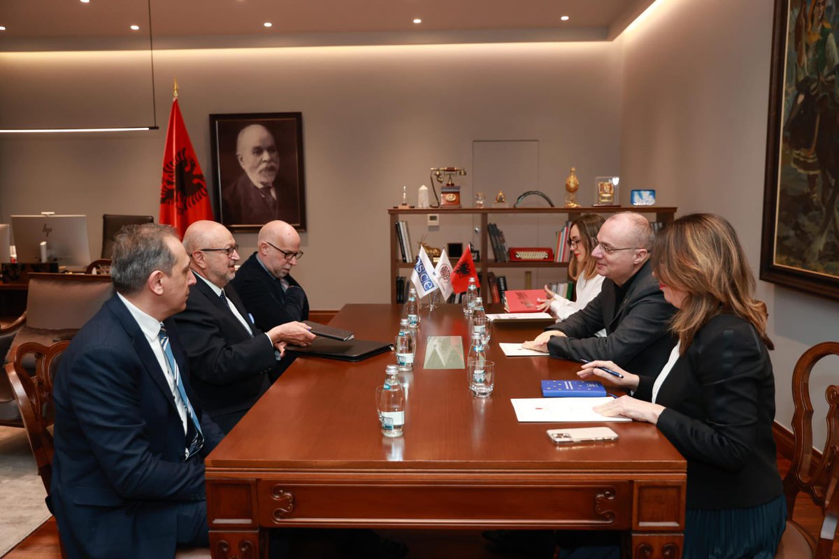 Albania strongly appreciates the assistance and expertise of OSCE/ODIHR during the election processes and we remain determined to fulfill its recommendations. 
 
In today’s meeting with Ambassador Lamberto Zannier, Head of the OSCE/ODIHR Observation Mission for the 11 May general